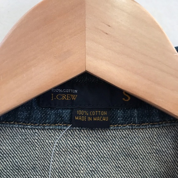 J Crew Classic Denim Jacket Small NWT - Picture 2 of 6